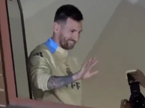 El gesto de Messi con la multitud en Nueva Jersey que lo alentó por su cumpleaños