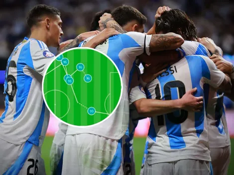 Argentina hizo el mejor gol de la fecha 1 de la Copa América 2024