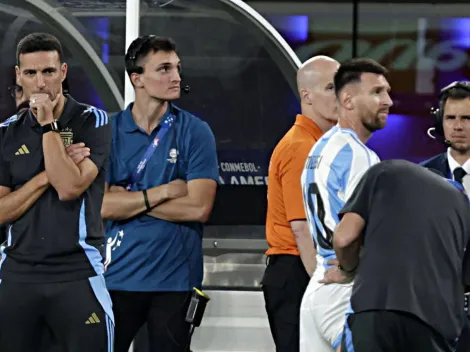 Scaloni habló sobre las molestias físicas que sufrió Messi contra Chile