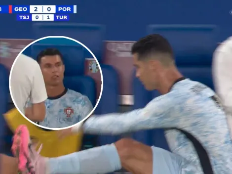 VIDEO | Pateó todo: la bronca de Cristiano Ronaldo tras ser sustituido en Portugal