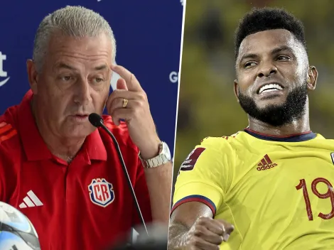 La categórica respuesta de Gustavo Alfaro al palazo de Miguel Borja por tratarlo de defensivo