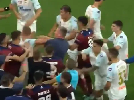 Talleres y Zenit de San Petersburgo, a las piñas en un amistoso