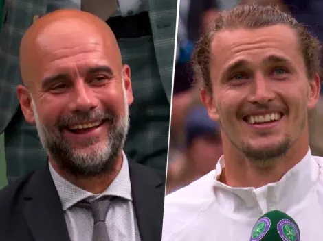 Guardiola en Wimbledon recibe propuesta de Zverev: "Bayern necesita un técnico"