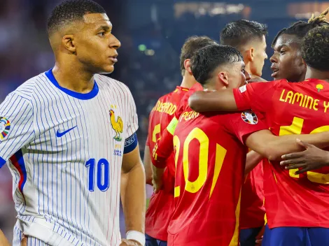 Después de Francia vs España, Mbappé le pidió la camiseta a un jugador del Barcelona
