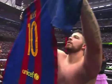 La Cobra emuló a Messi para festejar su triunfo en la 'Velada de Ibai' en el Bernabéu