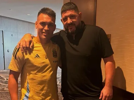 Irreconocible: la foto de Agustín Orión con Lautaro Martínez en la previa de la final de la Copa América