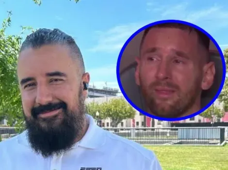 Despiadado: el mensaje de Álvaro Morales por la lesión de Messi