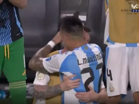 El gesto de Lautaro Martínez con Lionel Messi tras su gol en la final de la Copa América 2024