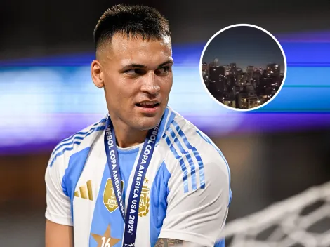 Entre balcones: captaron el feroz grito de los hinchas argentinos en Buenos Aires en el gol de Lautaro Martínez