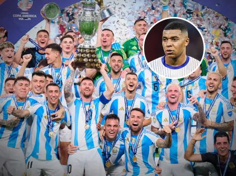 Se acordaron de Mbappé: Vivo de los jugadores cantando “juegan en Francia, pero son todos de Angola”