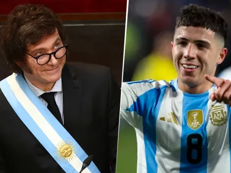 Javier Milei llamó a Enzo Fernández para brindarle apoyo