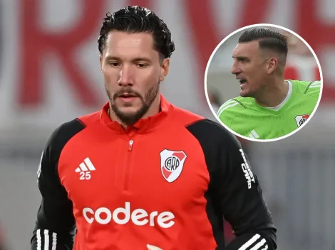 Los dos guiños de Jeremías Ledesma a Franco Armani en River