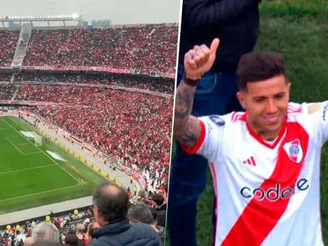 El canto discriminatorio contra Francia y Mbappé que sonó en pleno homenaje de River a Enzo Fernández en el Monumental