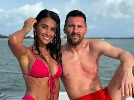 El día libre de Messi y Antonela: yate, bota y la compañía de Suárez