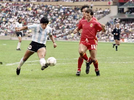 Apareció la camiseta que Maradona usó en la Semifinal del Mundial de México 86