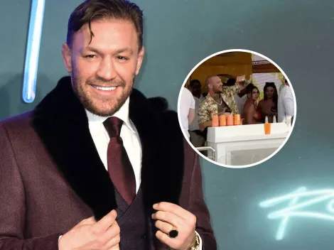 La fiesta en un yate que organizó Conor McGregor con la fortuna que ganó gracias a la Selección Argentina