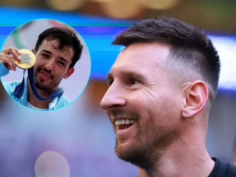 Messi felicitó al Maligno Torres por el oro en París 2024