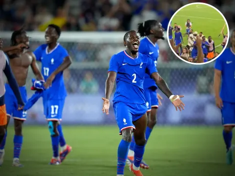No se vio en TV: los gestos provocadores de los jugadores de Francia a los hinchas de Argentina