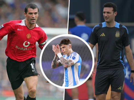 El mensaje de Roy Keane a Lionel Scaloni sobre Alejandro Garnacho post Community Shield