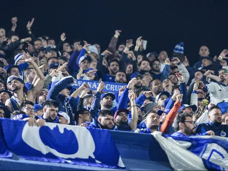 El gesto discriminatorio de la torcida de Cruzeiro contra los hinchas de Boca en la Bombonera