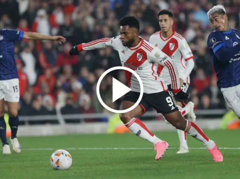 VIDEO | Borja aprovechó un error de Talleres y gritó el primer gol para River