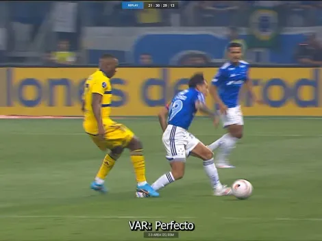 Revelador audio del VAR de la expulsión de Luis Advíncula en Boca ante Cruzeiro por la Sudamericana