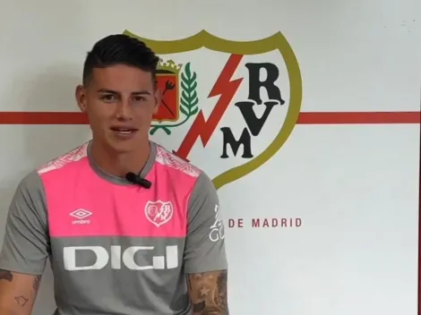 James Rodríguez fue presentado en su nuevo club y mencionó a un ex River: "Es un ídolo"