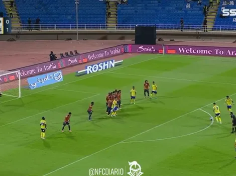 VIDEO | El golazo de Cristiano Ronaldo de tiro libre para Al-Nassr