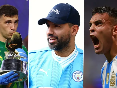 El Kun Agüero ninguneó a Dibu Martínez y Lautaro Martínez tras ser nominados al Balón de Oro