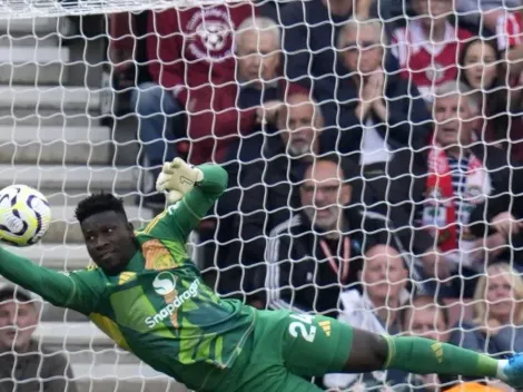 Penal y rebote: la doble atajada de Onana para salvar al Manchester United de Lisandro Martínez y Garnacho