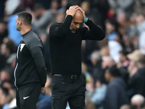 La violenta reacción de Pep Guardiola ante el golazo de Riccardo Calafiori en Manchester City vs. Arsenal