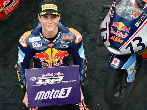 Tiene 16 años, nació en España pero representa a Argentina y es la gran promesa del MotoGP: "Me siento argentino, todo en mi casa es de Argentina"