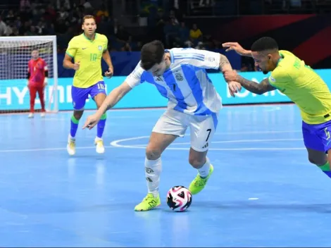 Argentina 0 vs. Brasil 2 por la final del Mundial FIFA de Futsal 2024: comenzó el segundo tiempo