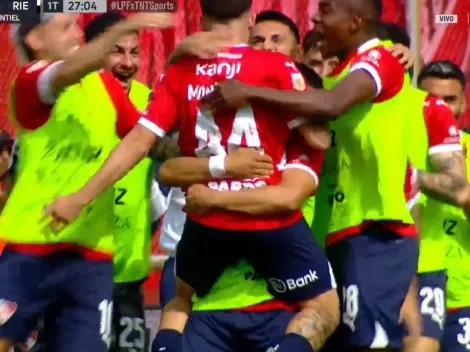 VIDEO | Golazo brutal de Santiago Montiel de tiro libre en Independiente vs. Riestra