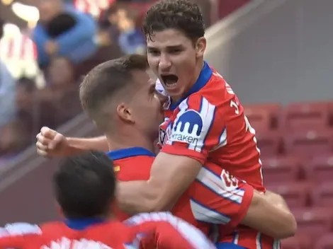 Julián Álvarez entró, peleó, ganó y asistió en el gol del triunfo del Atlético de Madrid