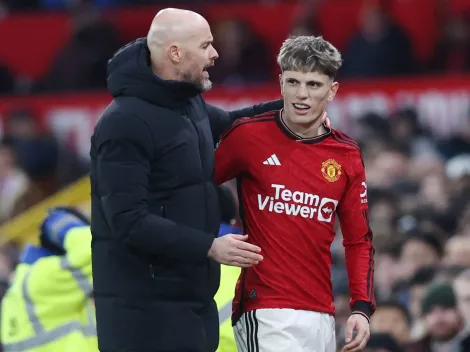 Antes de irse, ten Hag señaló a Garnacho por la derrota del Manchester United vs. West Ham