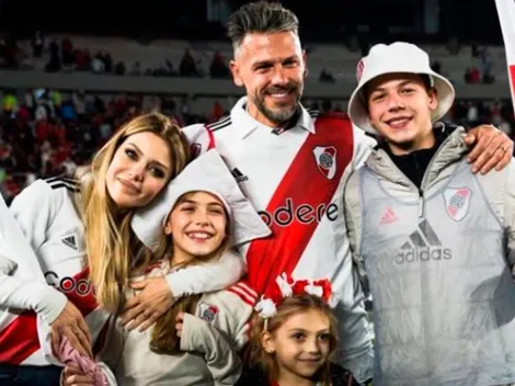 El posteo de Evangelina Anderson, la esposa de Demichelis, tras la eliminación de River