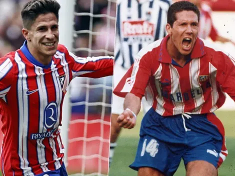 Giuliano Simeone anotó para el Atlético de Madrid 20 años después del último gol de su padre