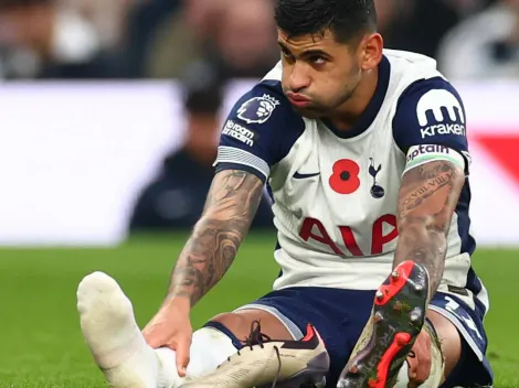 Cuti Romero sufrió una lesión de ligamentos con el Tottenham pero Scaloni lo convocó igual