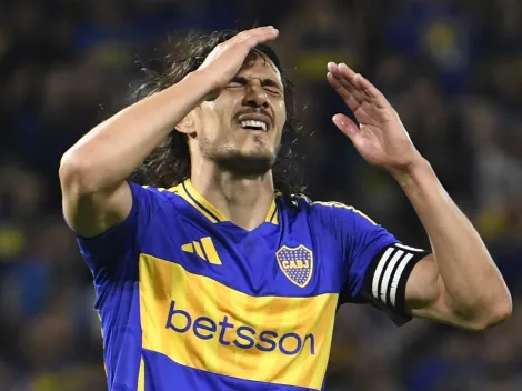 El motivo por el que Edinson Cavani no juega en Boca vs. Unión