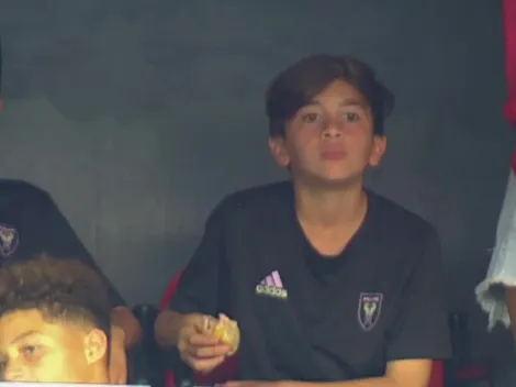 Thiago Messi fue a ver a Newell's: el motivo