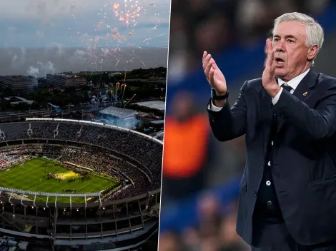 Carlo Ancelotti maravillado con el Estadio Monumental: "Un ambiente fantástico"