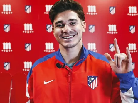 Julián Álvarez ganó un nuevo premio en Atlético de Madrid y elogió a uno de sus compañeros: "Hace mejores a todos"