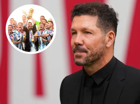 Simeone, hasta las lágrimas, al recordar el título de Argentina en Qatar