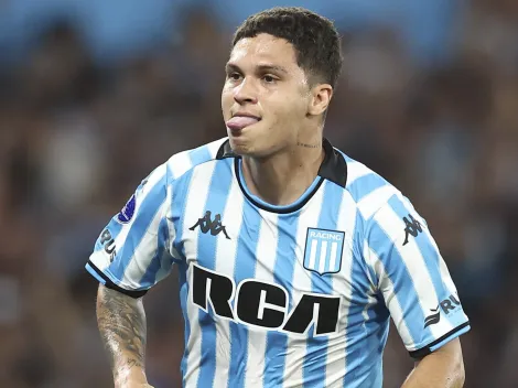 Competencia para River: Santos quiere negociar con Racing por Juanfer Quintero