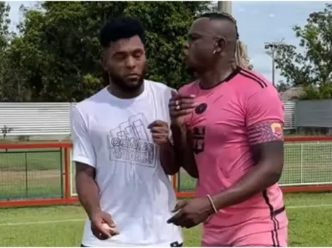 Con la cabeza en River, Borja protagonizó un video viral: “Aquí se come plátano y yuca”