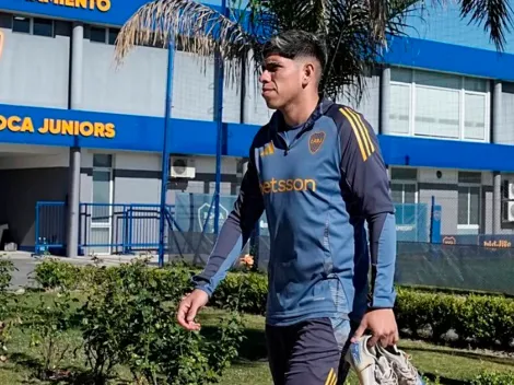 Preocupación en Boca: Carlos Palacios no pudo completar el entrenamiento