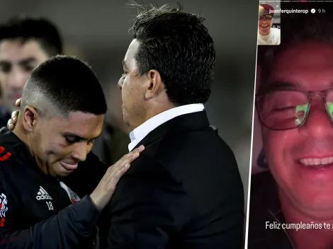 La videollamada entre Gallardo y Juanfer Quintero por sus cumpleaños