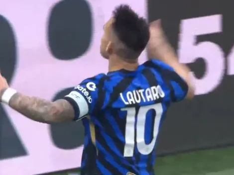 Lautaro Martínez sacó un misil de afuera del área y marcó un golazo