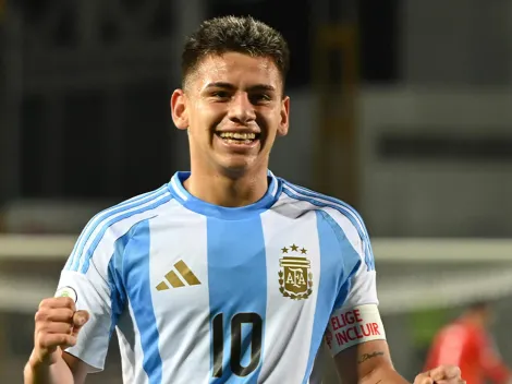 La reacción de los hinchas de Manchester City al partidazo del Diablito Echeverri en la goleada de Argentina sobre Brasil